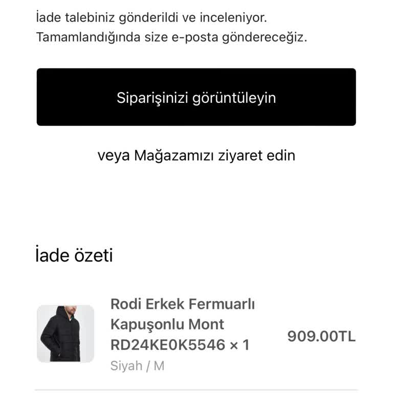 Rodijeans Ürünlerinde Beden Uyumsuzluğu Ve İade Sorunu