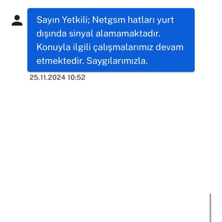 Netgsm İle Yurt Dışında Ve Hizmetlerde Yaşanan Sorunlar