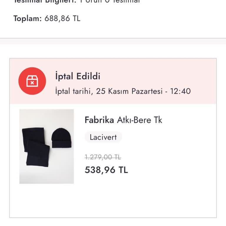 Boyner Now Sipariş İptali Ve Yetersiz Telafi