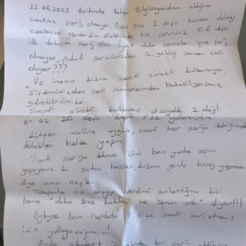 Tekrar Eden Sorunlar Ve Yetersiz Servis Hizmeti