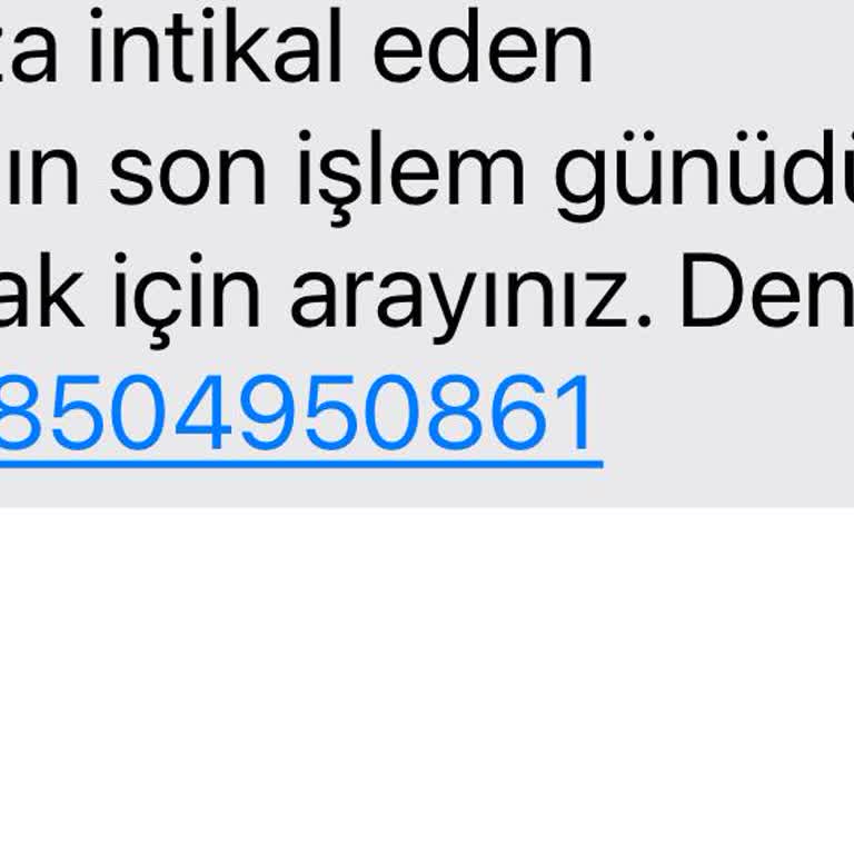 Yanıltıcı Hukuk Mesajı!