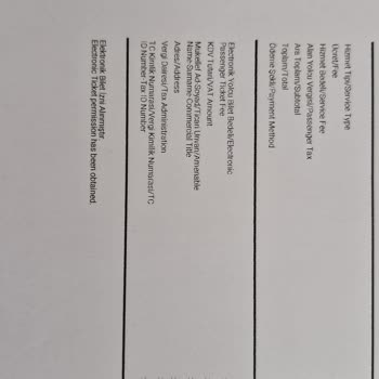 Sunexpress Fatura Kesiminde Şirket Bilgisi Sorunu