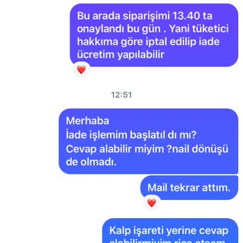 İptal Edilemeyen Sipariş Sorunu