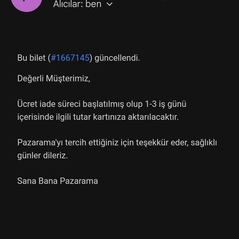 Ödeme İadesi Sorunu