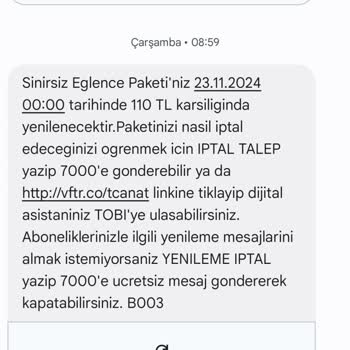 Faturama Habersiz Eklenen Paketler Ve Yüksek Ücretler