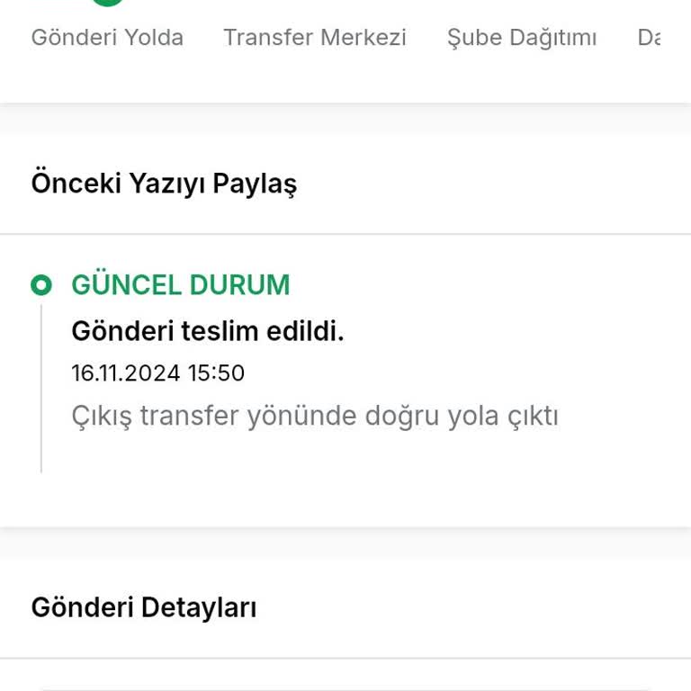 Trendyol Sitesinde Kargoya Verilmeyen Ürün Ve İade Talebi