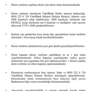 VakıfBank'ın Ekstre Taksitlendirme Kampanyasında Yaşanan Sorun
