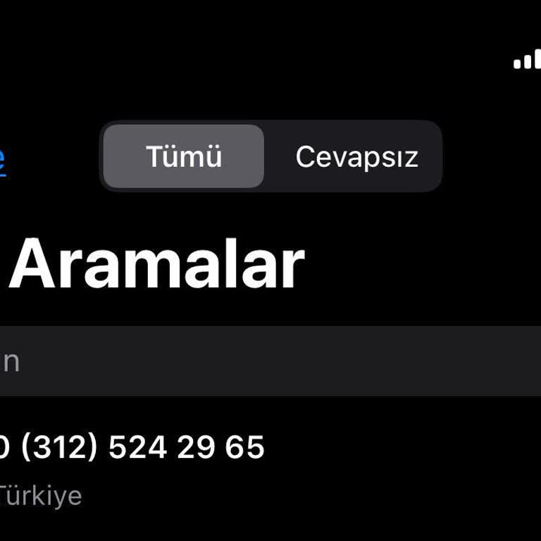 Bilinmeyen Numaradan Gelen Rahatsız Edici Arama