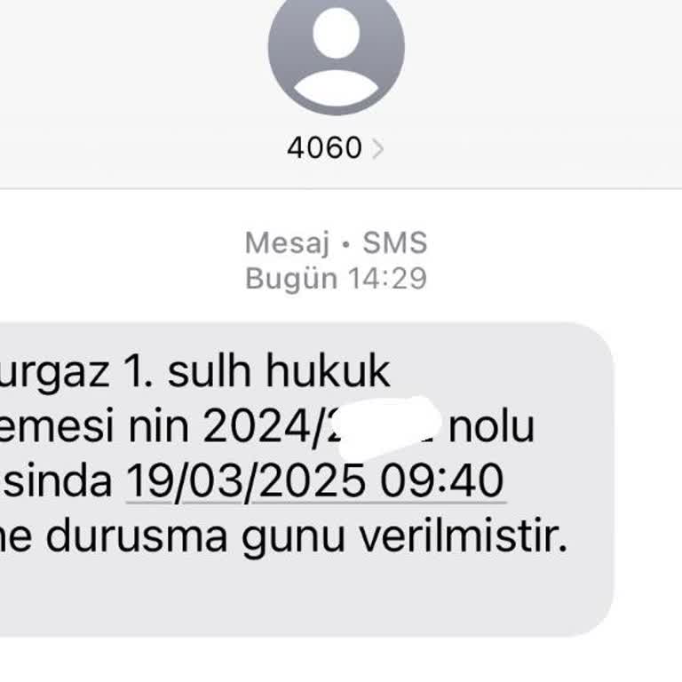 Dava / İcra SMS Dolandırıcılığı Yanlış Mahkeme Mesajı Ve Kimlik Bilgisi Güvenliği Endişesi