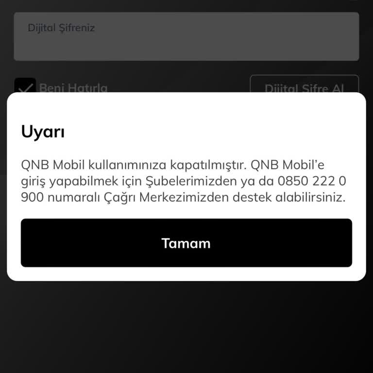 QNB Finansbank Hesabım Sebepsiz Yere Kapatıldı