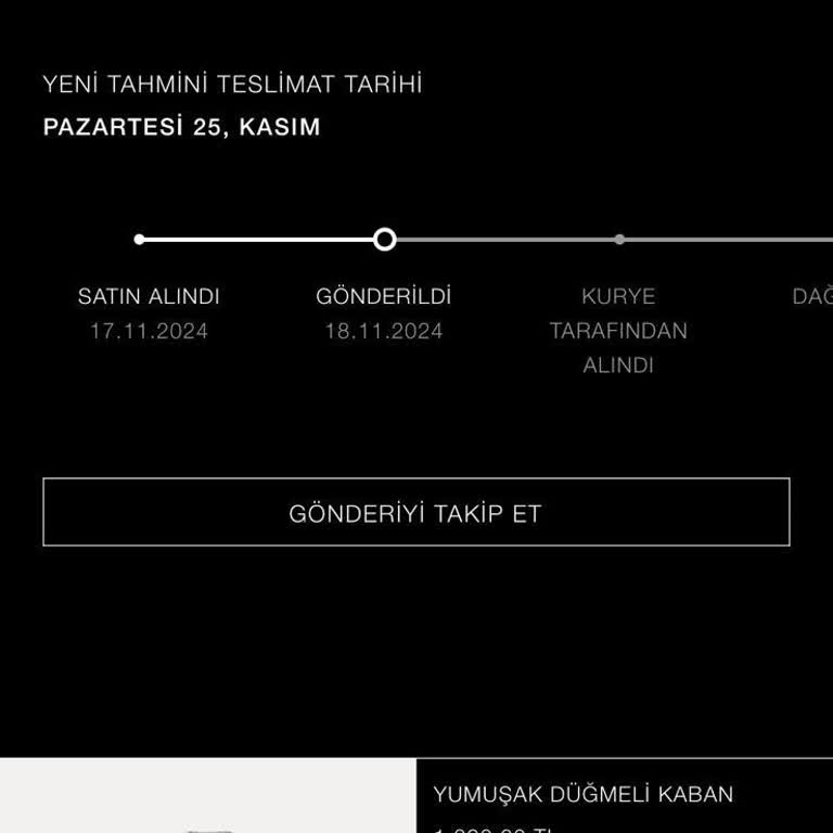 Zara Siparişim 9 Gündür Gelmedi