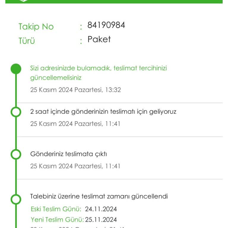Kargo Teslimatında Sürekli Aksaklık