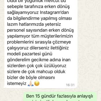 Yanlış Stok Ve İletişim Eksikliği Mağduriyeti