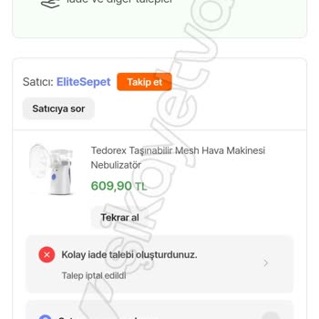 Hepsiburada Ve Elite Sepet Mağazasının Müşteri Memnuniyetsizliği