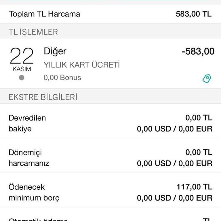 Kredi Kartı Aidatının İptali İçin Hukuki Haklarımı Kullanacağım