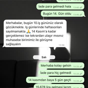 İade Sürecindeki Gecikme Ve İletişim Sorunları