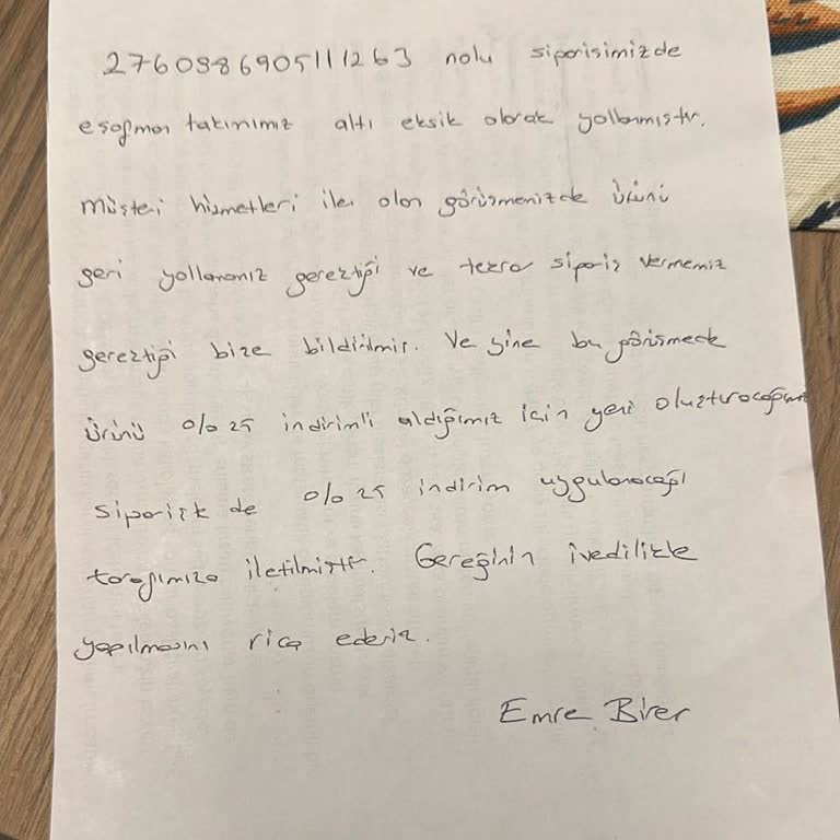 Eksik Gönderim Ve Yetersiz Telafi İle GS Store Deneyimi