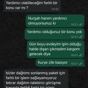 Kargo Teslimatında Yaşanan Sorun Ve Müşteri Hizmetleri Eksikliği