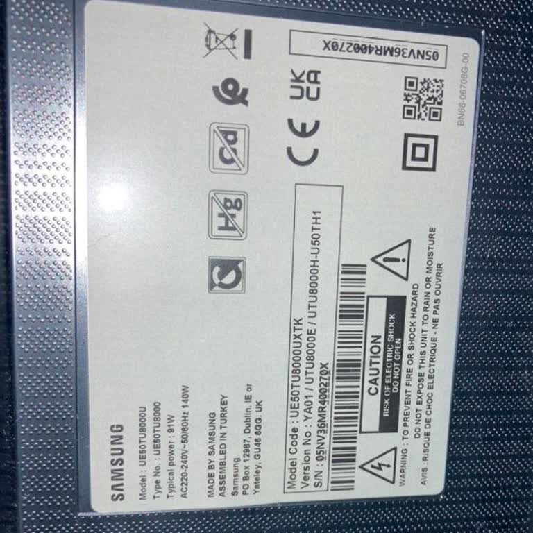 Samsung Televizyonun Garanti Sonrası Arızası Ve Yüksek Tamir Ücreti