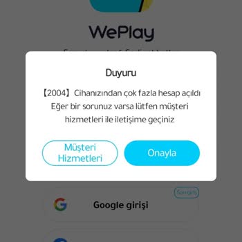 Haksız Ban Kararı: Weplay Hesabımın Geri Açılmasını İstiyorum