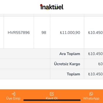 İnaktuel.com'dan Alışverişte Büyük Hayal Kırıklığı