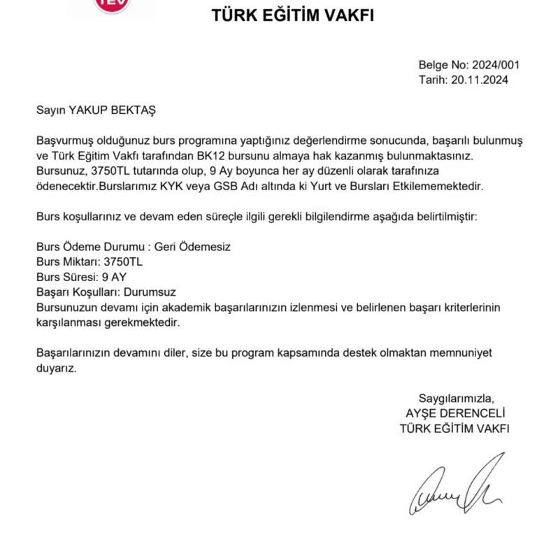 Yanıltıcı Burs Vaadi Mağduriyeti