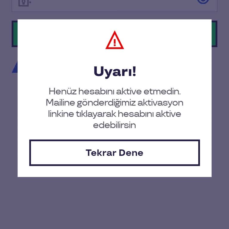 Sodexo Uygulamasında Onay Maili Sorunu