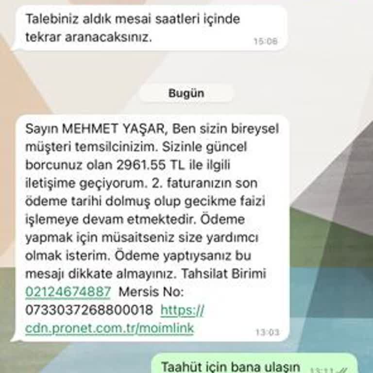 Pronet Müşteri Hizmetlerine Ulaşamama Sorunu