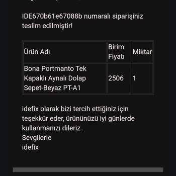 İdefix'ten Alınan Ürün Sorunları Ve İletişim Eksikliği