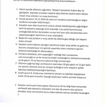 Fuzul Ev'de Ödeme Tarihi Sorunu Ve Kaçırılan Fırsatlar