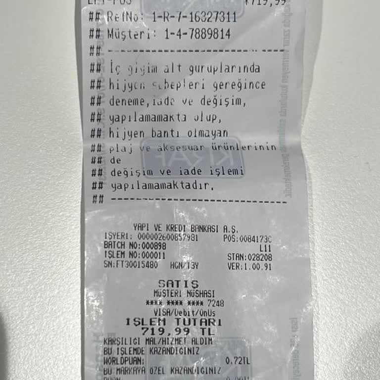 Emaar AVM Suwen Mağazasında Etiket Sorunu Nedeniyle Değişim Yapılamaması