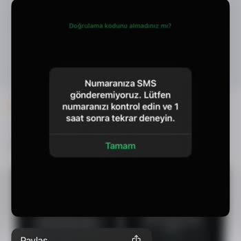 WhatsApp Giriş Sorunu: SMS Kodu Gelmiyor