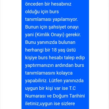 Burs Vaadiyle Kişisel Bilgilerimin İzinsiz Kullanımı