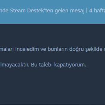 Steam Hesabım Haksız Yere Kapatıldı