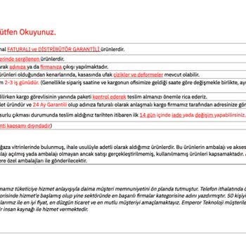 Satıcı İade Sürecinde Müşteriyi Mağdur Ediyor