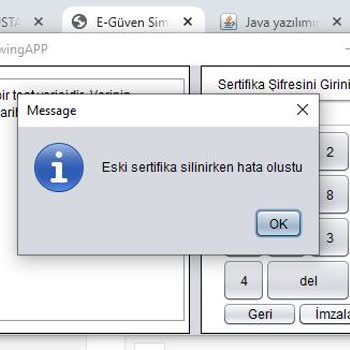 E-imza Yenileme Sürecinde Hata Ve Ulaşılmaz Müşteri Hizmeti