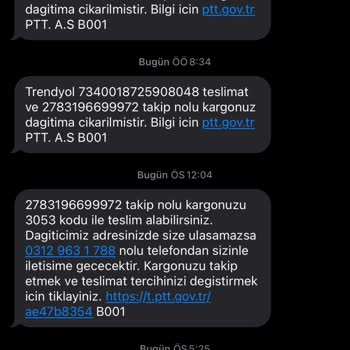 Evdeyken Teslim Edilmeyen Kargo Ve Yanıltıcı Bildirim