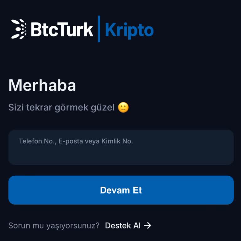 BTC Türk Hesabına Erişim Sorunu Ve Destek Eksikliği