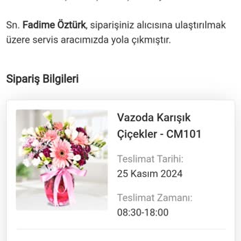 Yanlış Çiçek Teslimatı: Beklentiler Karşılanmadı