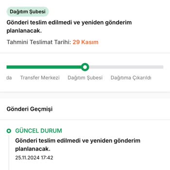 Teslimat Sorunu Ve Müşteri Hizmetleri Kabusu