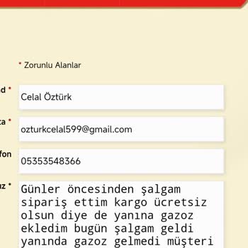 Eksik Ürün Ve İletişim Sorunu