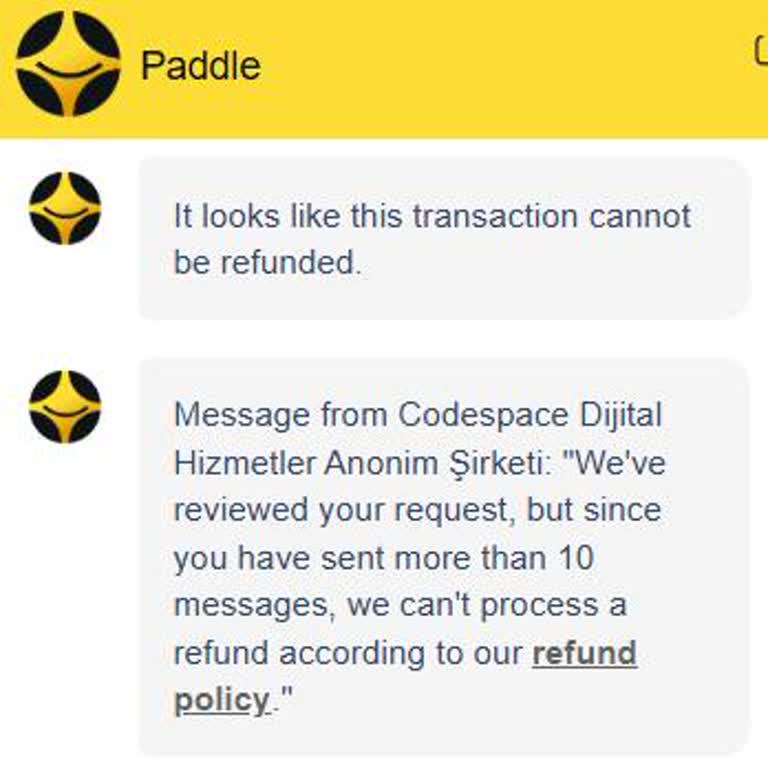 Al Chatbot - Nova Para İadesi Yapmıyor!