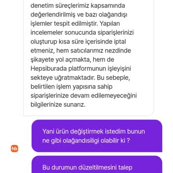 Hepsiburada Limit Sorunu Ve Çelişkili Cevaplar