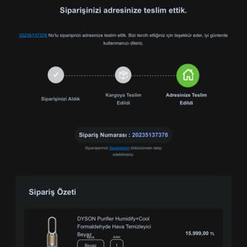 Dyson Hava Temizleyici İle Bitmeyen Sorunlar Ve Yetersiz Müşteri Hizmeti