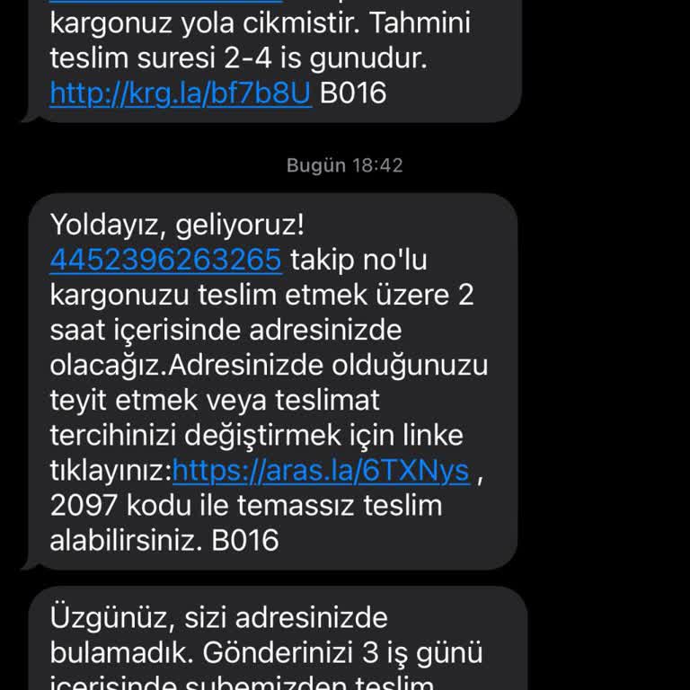 Adrese Gelinmediği Halde Yanıltıcı Bildirim
