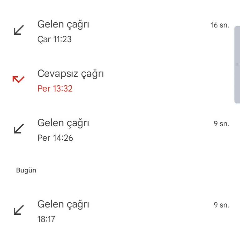 Yanıltan Arama!