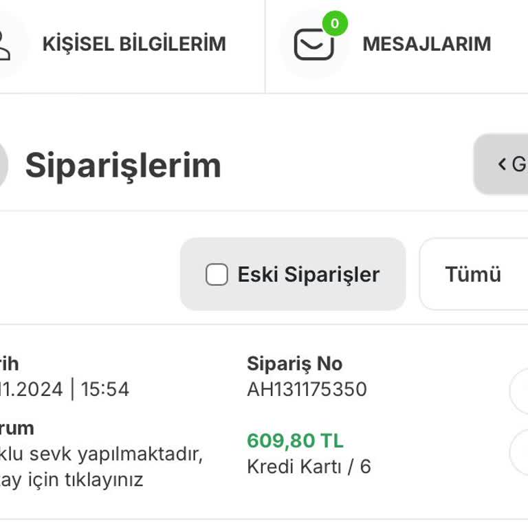 Siparişin Kargoya Verilmemesi Ve Müşteri Mağduriyeti