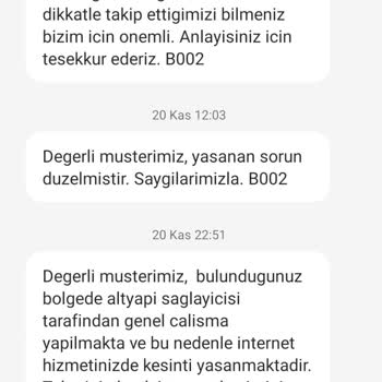 İnternet Altyapı Çalışmaları Nedeniyle Yaşanan Kesinti