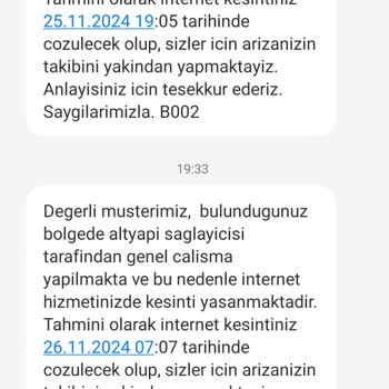 İnternet Altyapı Çalışmaları Nedeniyle Yaşanan Kesinti