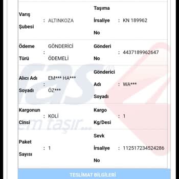 Aras Kargo Teslimat Sorunları Ve Kaybolan Ürünler